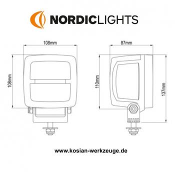 Nordic Lights Arbeitsscheinwerfer SCORPIUS LED N4402